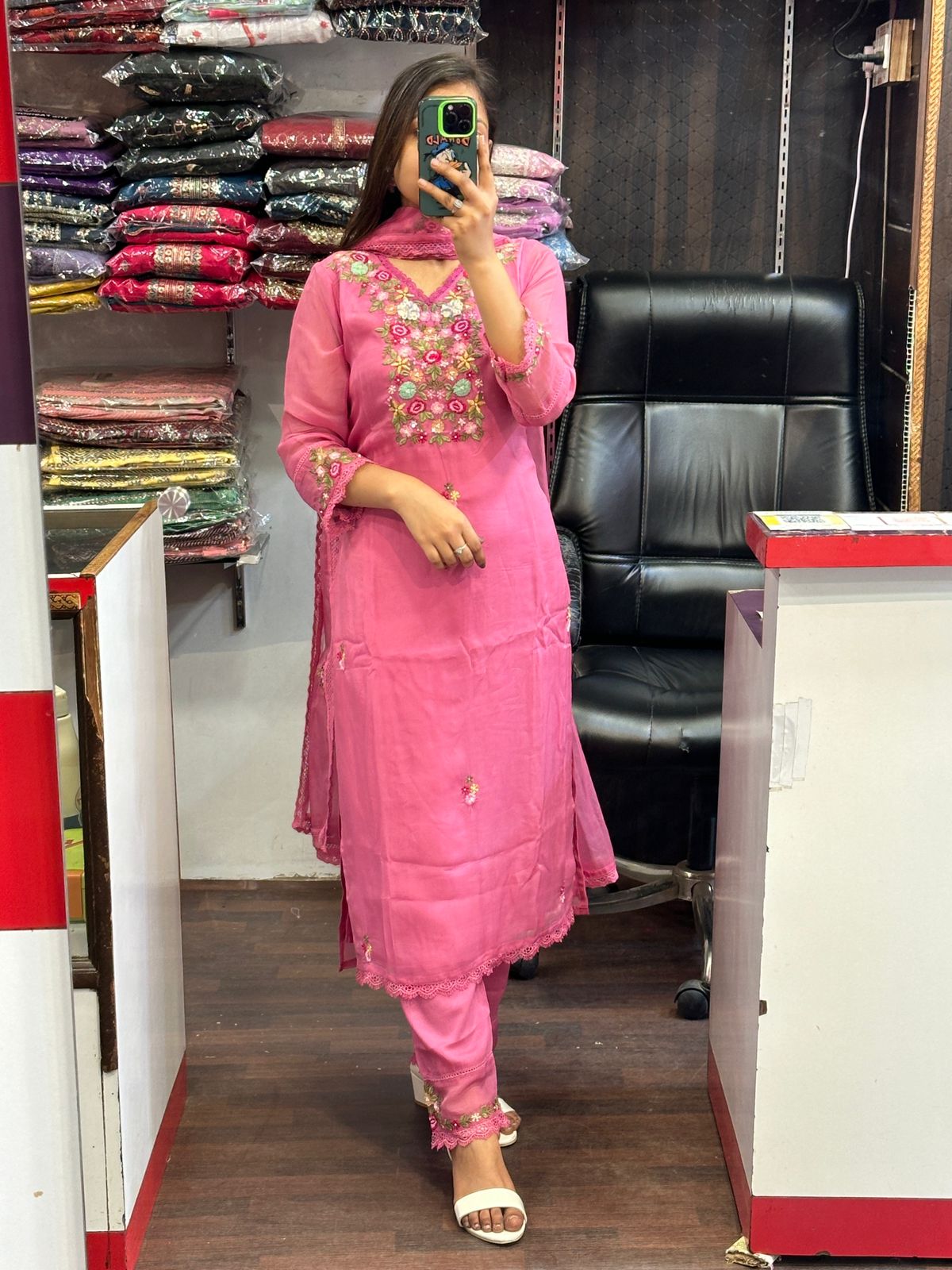 Organza Pakistani suit 3pc