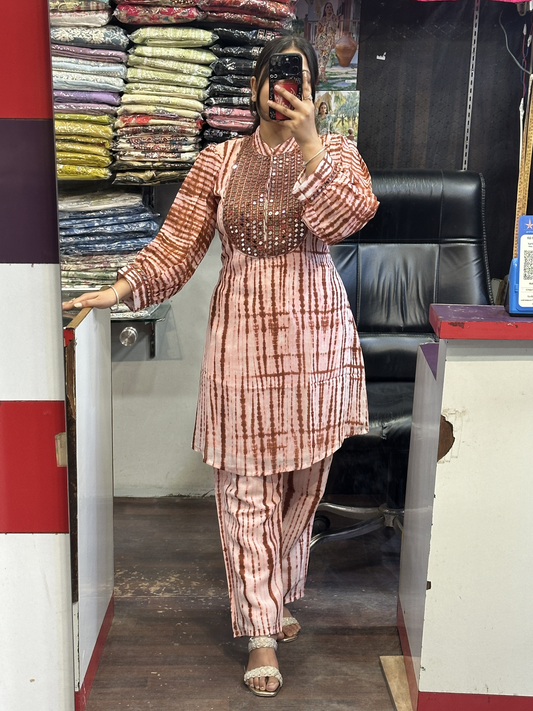 Most trending Mirror Work Viral Coord Sets in Georget For Summer Wear