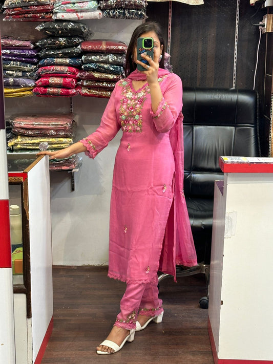 Organza Pakistani suit 3pc